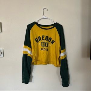 UO Vintage University of Oregon Cropped Sweater sweatshirt